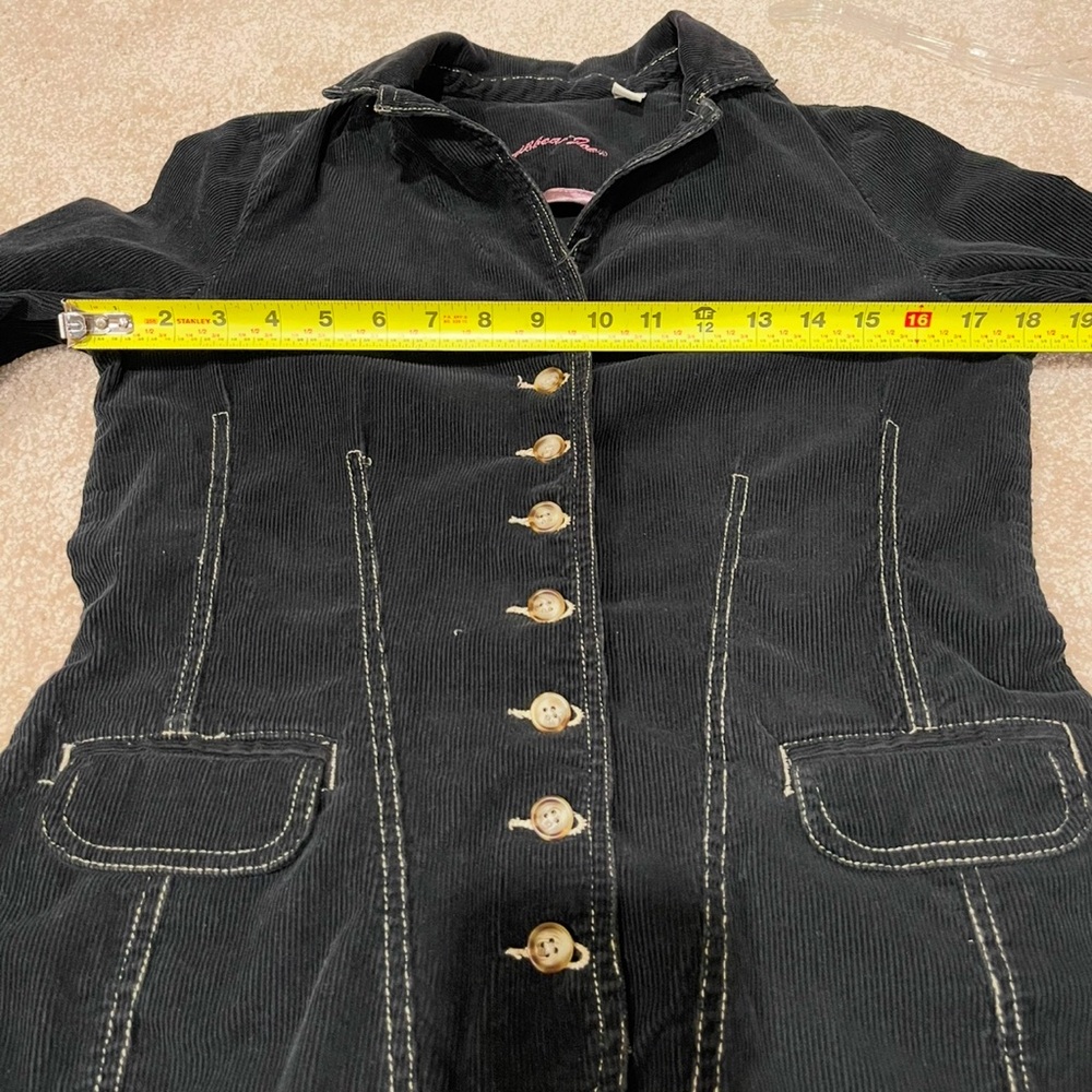 Caribbean Joe black corduroy jacket. - Picture 4 of 7